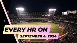 Every MLB Homerun on September 4th, 2024