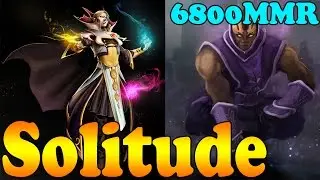 Dota 2 - Solitude 6800 MMR Plays Invoker And Anti-Mage - Ranked Match Gameplay!