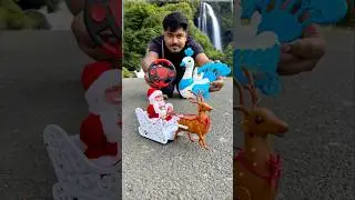 Распаковка и тестирование подарочного набора &laquo;Сани Санта-Клауса и 2 оленя&raquo; 😍