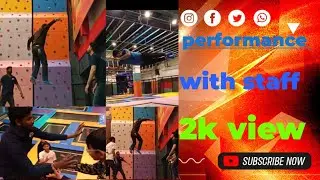 challenge😯😲 with staff   ,😱( jumping😲 Kingdom)  1 V 2  #youtubevideos