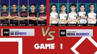 ASL Winter 2021 : DG ESPORTS VS DEWA ACADEMY [ GAME 1 ] GARENA AOV