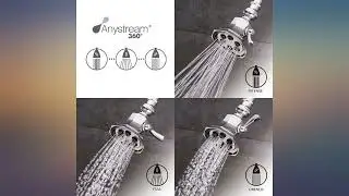 Speakman S-2255-BN Anystream 3-Spray Shower Head for Stylish Bathroom Decor, 2.5 revieww