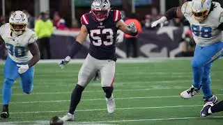Christian Elliss - Highlights - New England Patriots vs Chargers - NFL Wild Card Playoffs 2025