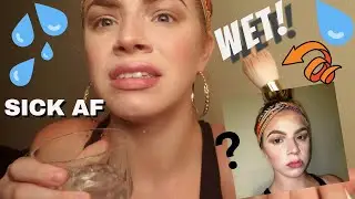 FULL FACE USING ONLY WET BRUSHES  | MAKEUP CHALLENGE