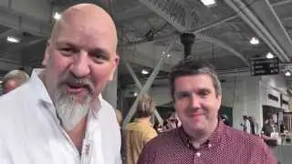 St Austell BIG JOB with beer leg end Hopzine GBBF Day1 #15