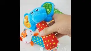 2019 baby toys gifts baby rattles teether and shakers plush elephant handbell soft toy