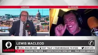 Lewis MacLeod does an excellent impersonation of Donald Trump and Nigel Farage