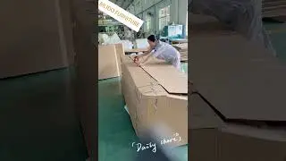 How We Pack Custom Hotel Furniture for Global Delivery#customfurniture #furniturefactory  #shorts