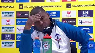 Rueda de prensa de Alianza Valledupar tras su partido con Bucaramanga