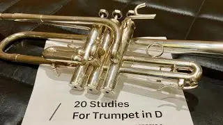 Duhem: 20 Studies for Trumpet in D, No. 1. Etude Project No. 327