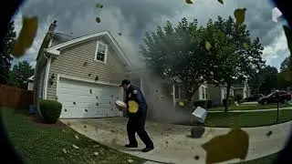 Disaster for delivery guy