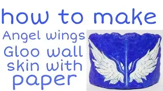 How to Make Angel Wings Gloo Wall with Paper| Craft It Extreme | from Free Fire