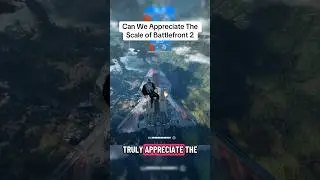 Battlefront 2 Scaling is INSANE #starwars #starwarsbattlefront2 #battlefront2 #bf3 #bf2 #clonewars