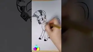 How to Draw Zecora from My Little Pony with Markers | Comment dessiner Zecora de My Little Pony