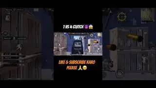 1 vs 4 Livik Clutch 😱😈 #gaming #gameplay #bgmi #explore #shortsfeed #iphone15gaming