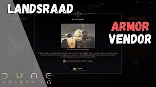 Dune: Awakening | Atreides Landsraad Armor Vendor