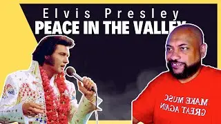 FIRST TIME REACTING TO | Elvis Presley 'Peace in the valley' live colour and stereo