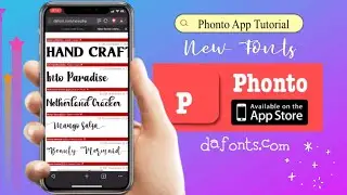 HOW TO INSTALL NEW FONTS ON iPHONE VIA PHONTO APP | TUTORIAL