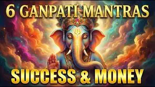 6 Powerful Ganpati Mantras | Remove All Obstacles & Unlock Success, Wealth & Growth