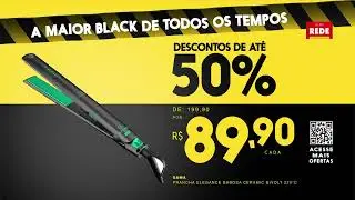 A MAIOR BLACK DE TODOS OS TEMPOS 💛Vem para a Lojas REDELojas REDE