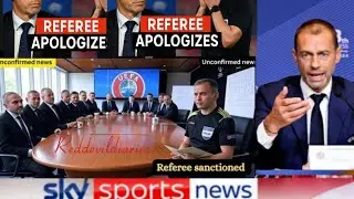 UEFA EXPOSED! SHOCKING REF MISTAKES FORCE OFFICIALS TO FACE MAJOR SANCTIONS AFTER MAN UNITED ROBBERY