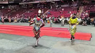 Gathering at the Rapids Powwow - Teen girls jingle (Saturday)