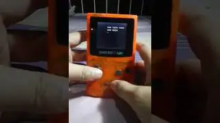 GBC Backlight mod playing Game Gear Games
