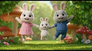 NEW Bunny Hop Adventure! 🐰 | Learn Colors & Actions Kids Song | Fun Preschool Dance