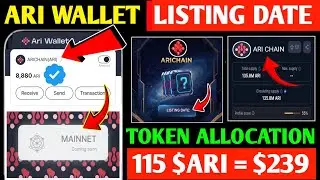 Ari Wallet Token Withdrawal 🤯 Ari Chain Token Send Received ~Ari Wallet Token Final Price Prediction