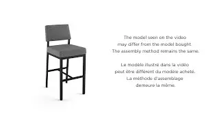 Amisco | Non swivel stool Avery (44541-WE)