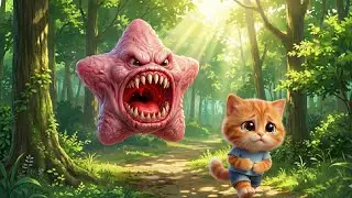 Hungry Star vs. Monster Cat 😱 The Horrifying Fight for Survival! 🔥