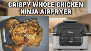 Целая курица в аэрофритюрнице Ninja: идеально приправленная, сочная и хрустящая! Обязательно попр...