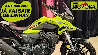 Shineray Storm 200 saindo de linha? Que papo é esse Billzinho? Bora que vou explicar tudo.
