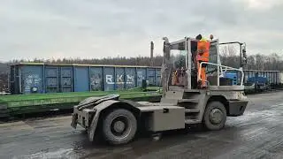 Zdjęcie naczepy z wagonu kolejowego #intermodaltrain
