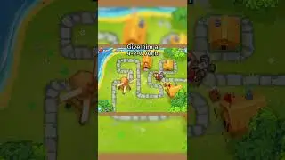 Day 175 of trying to black border all of BTD6 #btd6 #gaming #dailyshorts