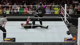 WWE 2K16:Batman VS Slaughter