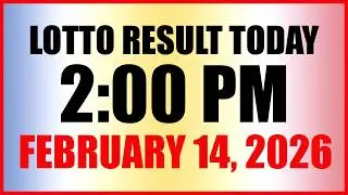Lotto Result Today 2pm Draw February 14, 2026 Swertres Ez2 PCSO