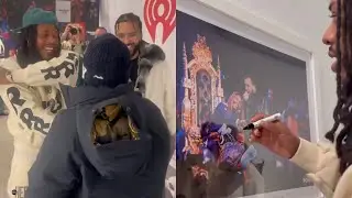 Fetty Wap Runs Into French Montana & Max B At The Breakfast Club💪🏾