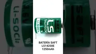 Bater&iacute;a SAFT LS14250 1250 mAh