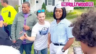 Kenan Thompson & Kel Mitchell Take Pics With Fans On Set Of 'Good Burger 2' In Providence, RI