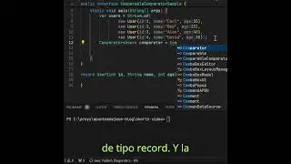 Cómo ordenar un Stream de record en 