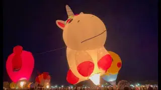 The 2021 Albuquerque International Balloon Fiesta Special Shapes Glowdeo close up view