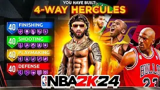GAME BREAKING NEW &ldquo;4-WAY HERCULES&rdquo; BUILD WILL RUIN NBA 2K24! BEST BUILD IN 2K24!
