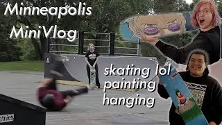 Traveling 400 Miles to Deliver a Hand Painted Skateboard || Skate Vacation Part 1
