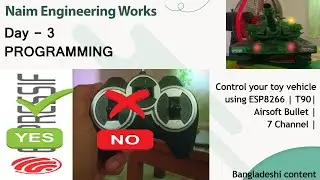 CONVERT RC T90 TANK TO ESP8266 CONTROL TANK, Day 3