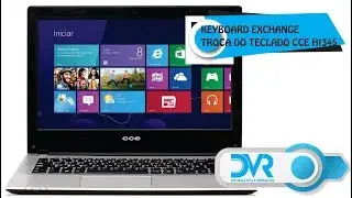 KEYBOARD EXCHANGE   TROCA DO TECLADO CCE HT345
