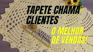 💰Tapete rápido econômico (CAMPEÃO DE VENDAS Vídeo aula #tapeteeconômico #croche #tapetefácil 