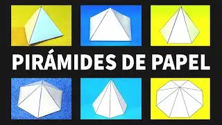 COMO HACER PIRAMIDES DE PAPEL