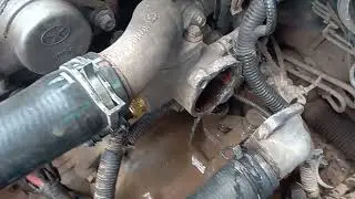 troca da válvula termostática JAC j6