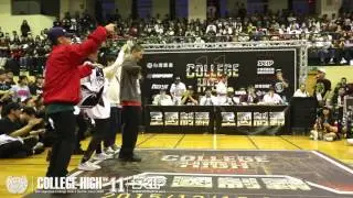 Hip Hop Best 8-4 文化大學 vs 政治大學 | 151219 College High vol.11 Stage4